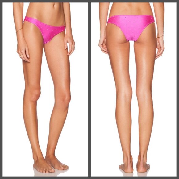 💕AMUSE SOCIETY💕 Bikini ~ Presley Stud Top + Eliza Stud Skimpy Bottom Small NWT - Picture 4 of 15